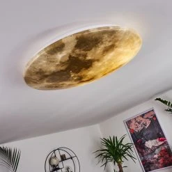 Hofstein Keru Deckenleuchte LED Wei&szlig;, 1-flammig, Fernbedienung -LED Leuchten Verkäufe 2022 keru deckenleuchte h3393864 9