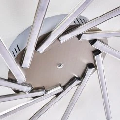 Hofstein Kinna Deckenleuchte LED Edelstahl, 12-flammig, Fernbedienung, Farbwechsler -LED Leuchten Verkäufe 2022 kinna deckenleuchte h3273890 10