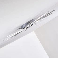 Hofstein Kinna Deckenleuchte LED Edelstahl, 12-flammig, Fernbedienung, Farbwechsler -LED Leuchten Verkäufe 2022 kinna deckenleuchte h3273890 18