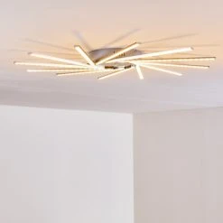 Hofstein Kinna Deckenleuchte LED Edelstahl, 12-flammig, Fernbedienung, Farbwechsler -LED Leuchten Verkäufe 2022 kinna deckenleuchte h3273890 28