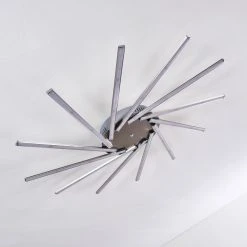 Hofstein Kinna Deckenleuchte LED Edelstahl, 12-flammig, Fernbedienung, Farbwechsler -LED Leuchten Verkäufe 2022 kinna deckenleuchte h3273890 5