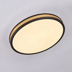 Hofstein Kirtland Deckenpanel LED Schwarz, Gold, 1-flammig -LED Leuchten Verkäufe 2022 kirtland deckenpanel h3391839 9