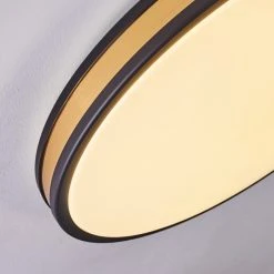 Hofstein Kirtland Deckenpanel LED Schwarz, Gold, 1-flammig -LED Leuchten Verkäufe 2022 kirtland deckenpanel h3391853 5