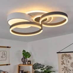 Hofstein Kolo Deckenleuchte LED Anthrazit, Wei&szlig;, 1-flammig -LED Leuchten Verkäufe 2022 kolo deckenleuchte h3437254 10