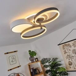 Hofstein Kolo Deckenleuchte LED Anthrazit, Wei&szlig;, 1-flammig -LED Leuchten Verkäufe 2022 kolo deckenleuchte h3437254 12