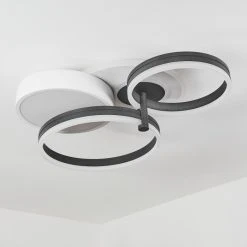 Hofstein Kolo Deckenleuchte LED Anthrazit, Wei&szlig;, 1-flammig -LED Leuchten Verkäufe 2022 kolo deckenleuchte h3437254 7