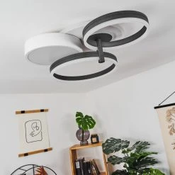 Hofstein Kolo Deckenleuchte LED Anthrazit, Wei&szlig;, 1-flammig -LED Leuchten Verkäufe 2022 kolo deckenleuchte h3437254 9