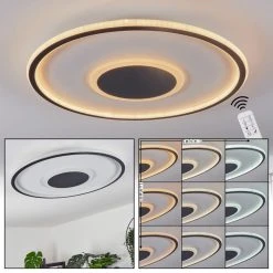 Hofstein Kolo Deckenleuchte LED Wei&szlig;, 1-flammig, Fernbedienung