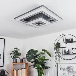 Hofstein Kolo Deckenleuchte LED Schwarz, Wei&szlig;, 1-flammig -LED Leuchten Verkäufe 2022 kolo deckenleuchte h3551608 11