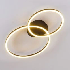 Hofstein Korca Deckenleuchte LED Schwarz, 2-flammig -LED Leuchten Verkäufe 2022 korca deckenleuchte h3380512 3