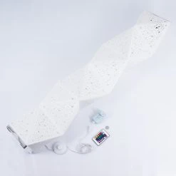 Hofstein Korskrogen Stehleuchte LED Wei&szlig;, 1-flammig, Fernbedienung, Farbwechsler -LED Leuchten Verkäufe 2022 korskrogen stehleuchte h3426401 4