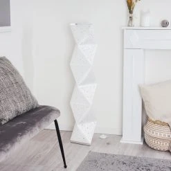 Hofstein Korskrogen Stehleuchte LED Wei&szlig;, 1-flammig, Fernbedienung, Farbwechsler -LED Leuchten Verkäufe 2022 korskrogen stehleuchte h3426401 9