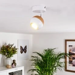 Hofstein Kotaoa Deckenleuchte LED Wei&szlig;, 1-flammig