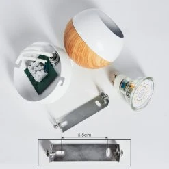 Hofstein Kotaoa Deckenleuchte LED Wei&szlig;, 1-flammig -LED Leuchten Verkäufe 2022 kotaoa deckenleuchte h3394861 4