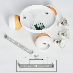 Hofstein Kotaoa Deckenleuchte LED Wei&szlig;, 3-flammig -LED Leuchten Verkäufe 2022 kotaoa deckenleuchte h3394922 4