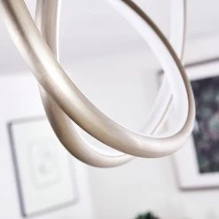 Hofstein Kourou Deckenleuchte LED Nickel-Matt, 1-flammig -LED Leuchten Verkäufe 2022 kourou deckenleuchte h3003305 15