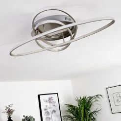 Hofstein Krabi Deckenleuchte LED Nickel-Matt, 3-flammig, Fernbedienung -LED Leuchten Verkäufe 2022 krabi deckenleuchte h3371206 17