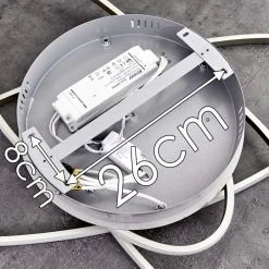 Hofstein Krabi Deckenleuchte LED Nickel-Matt, 3-flammig, Fernbedienung -LED Leuchten Verkäufe 2022 krabi deckenleuchte h3371206 20