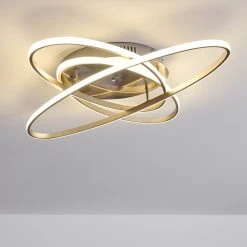 Hofstein Krabi Deckenleuchte LED Nickel-Matt, 3-flammig, Fernbedienung -LED Leuchten Verkäufe 2022 krabi deckenleuchte h3371206 3