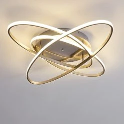 Hofstein Krabi Deckenleuchte LED Nickel-Matt, 3-flammig, Fernbedienung -LED Leuchten Verkäufe 2022 krabi deckenleuchte h3371206 6