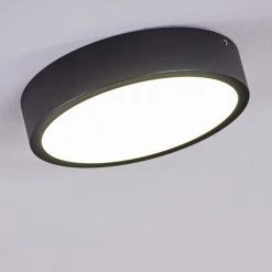 Hofstein Kragos Deckenleuchte LED Schwarz, 1-flammig -LED Leuchten Verkäufe 2022 kragos deckenleuchte h3326138 13