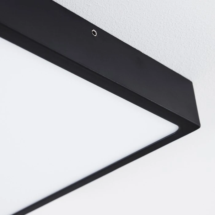 Hofstein Kragos Deckenpanel LED Schwarz, Weiß, 1-flammig 11 Hofstein Kragos Deckenpanel LED Schwarz, Weiß, 1-flammig – Bild 11