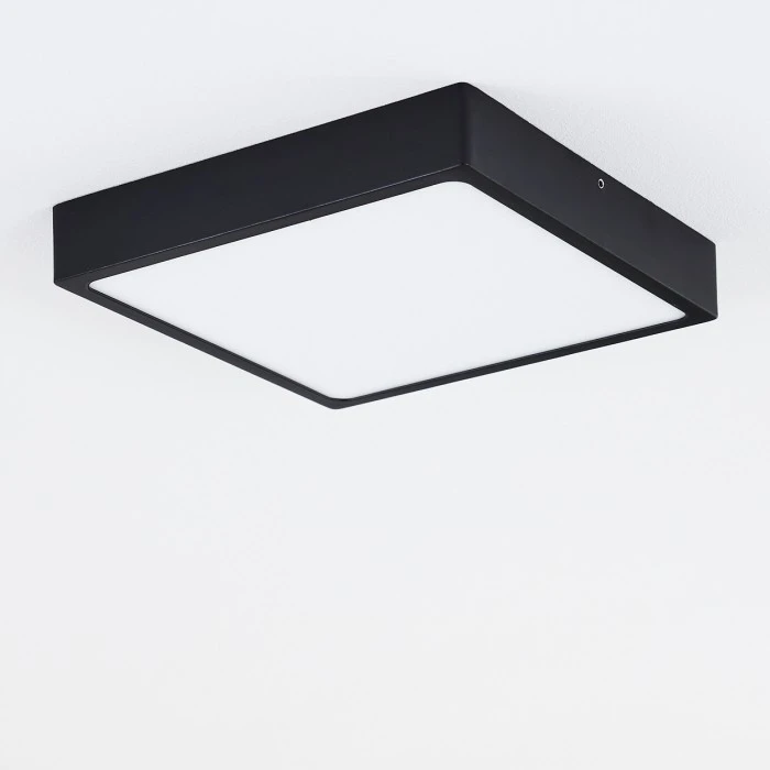 Hofstein Kragos Deckenpanel LED Schwarz, Weiß, 1-flammig 5 Hofstein Kragos Deckenpanel LED Schwarz, Weiß, 1-flammig – Bild 5