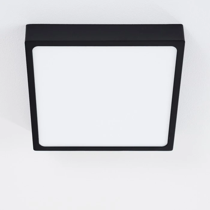 Hofstein Kragos Deckenpanel LED Schwarz, Weiß, 1-flammig 6 Hofstein Kragos Deckenpanel LED Schwarz, Weiß, 1-flammig – Bild 6