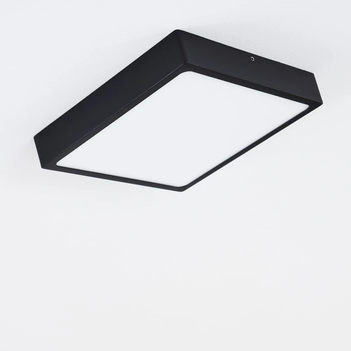 Hofstein Kragos Deckenpanel LED Schwarz, Weiß, 1-flammig 9 Hofstein Kragos Deckenpanel LED Schwarz, Weiß, 1-flammig – Bild 9