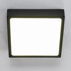 Hofstein Kragos Deckenpanel LED Schwarz, 1-flammig -LED Leuchten Verkäufe 2022 kragos deckenpanel h3374412 11