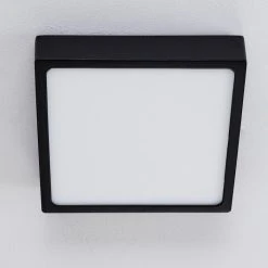 Hofstein Kragos Deckenpanel LED Schwarz, 1-flammig -LED Leuchten Verkäufe 2022 kragos deckenpanel h3374412 16