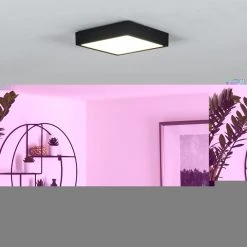 Hofstein Kragos Deckenpanel LED Schwarz, 1-flammig -LED Leuchten Verkäufe 2022 kragos deckenpanel h3374412 3