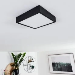 Hofstein Kragos Deckenpanel LED Schwarz, 1-flammig -LED Leuchten Verkäufe 2022 kragos deckenpanel h3374412 5