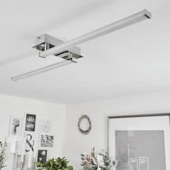 Hofstein Kudus Deckenleuchte LED Chrom, 1-flammig -LED Leuchten Verkäufe 2022 kudus deckenleuchte h3654408 11