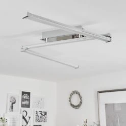 Hofstein Kudus Deckenleuchte LED Chrom, 1-flammig -LED Leuchten Verkäufe 2022 kudus deckenleuchte h3654422 4