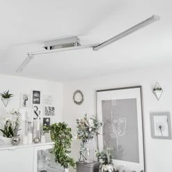 Hofstein Kudus Deckenleuchte LED Chrom, 1-flammig -LED Leuchten Verkäufe 2022 kudus deckenleuchte h3654422 9