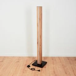 Hofstein Kyneton Stehleuchte LED Schwarz, Naturfarben, 1-flammig -LED Leuchten Verkäufe 2022 kyneton stehleuchte h3571170 4