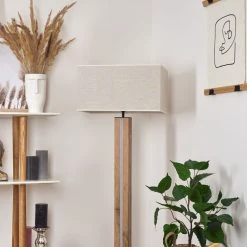 Hofstein Kyneton Stehleuchte LED Schwarz, Naturfarben, 2-flammig -LED Leuchten Verkäufe 2022 kyneton stehleuchte h3571194 11