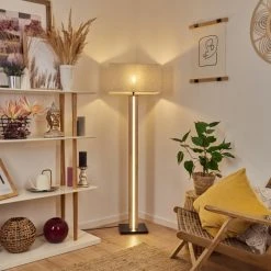 Hofstein Kyneton Stehleuchte LED Schwarz, Naturfarben, 2-flammig -LED Leuchten Verkäufe 2022 kyneton stehleuchte h3571194 6