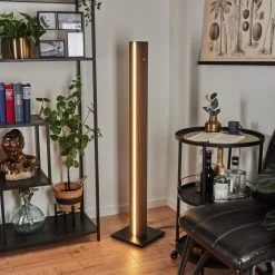 Hofstein Kyneton Stehleuchte LED Schwarz, Holz dunkel, 1-flammig -LED Leuchten Verkäufe 2022 kyneton stehleuchte h3571224 6