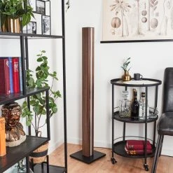 Hofstein Kyneton Stehleuchte LED Schwarz, Holz dunkel, 1-flammig -LED Leuchten Verkäufe 2022 kyneton stehleuchte h3571224 9