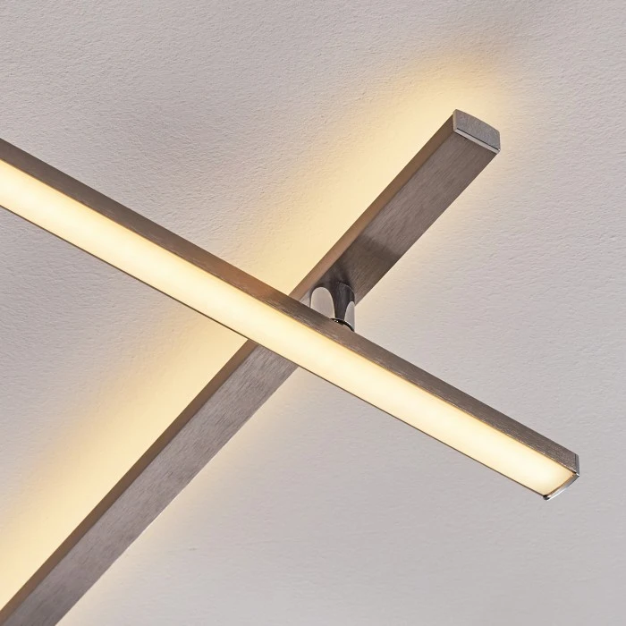 Hofstein Lacure Deckenleuchte LED Nickel-Matt, 5-flammig 23 Hofstein Lacure Deckenleuchte LED Nickel-Matt, 5-flammig – Bild 23