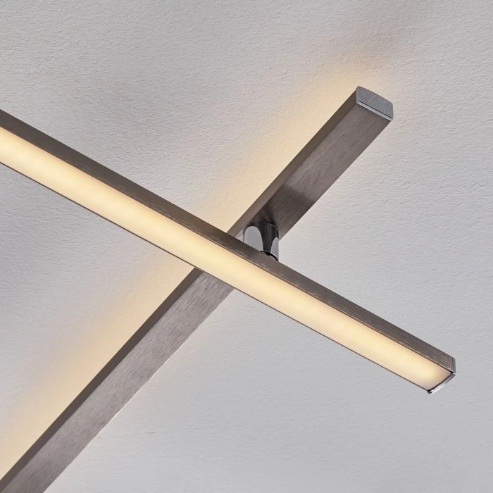 Hofstein Lacure Deckenleuchte LED Nickel-Matt, 5-flammig 24 Hofstein Lacure Deckenleuchte LED Nickel-Matt, 5-flammig – Bild 24