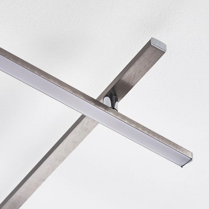 Hofstein Lacure Deckenleuchte LED Nickel-Matt, 5-flammig 25 Hofstein Lacure Deckenleuchte LED Nickel-Matt, 5-flammig – Bild 25