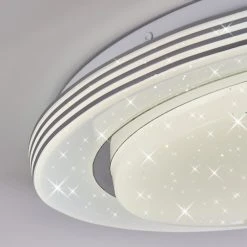 Hofstein Laganadi Deckenleuchte LED Wei&szlig;, 1-flammig, Fernbedienung -LED Leuchten Verkäufe 2022 laganadi deckenleuchte h3383490 9