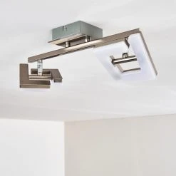 Hofstein Lago Deckenspot LED Nickel-Matt, 2-flammig -LED Leuchten Verkäufe 2022 lago deckenspot h3010075 do4 15