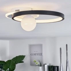 Hofstein Lahela Deckenleuchte LED Wei&szlig;, 1-flammig -LED Leuchten Verkäufe 2022 lahela deckenleuchte h3460139 6