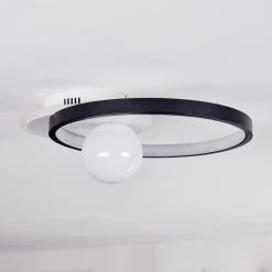 Hofstein Lahela Deckenleuchte LED Wei&szlig;, 1-flammig -LED Leuchten Verkäufe 2022 lahela deckenleuchte h3460139 7