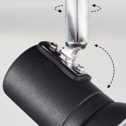 Hofstein Lanrigan Deckenleuchte LED Chrom, Schwarz, 1-flammig 15 Hofstein Lanrigan Deckenleuchte LED Chrom, Schwarz, 1-flammig -LED Leuchten Verkäufe 2022 lanrigan deckenleuchte h3651551 5