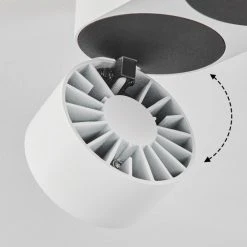 Hofstein Laonsana Deckenleuchte LED Schwarz, Wei&szlig;, 2-flammig -LED Leuchten Verkäufe 2022 laonsana deckenleuchte h3651612 5